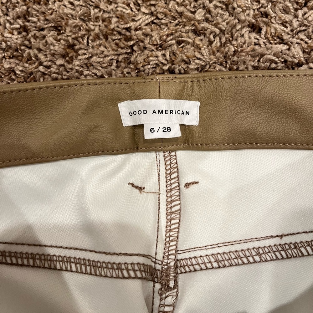 Good American Good Boy Faux Leather Pants - Picture 13 of 16